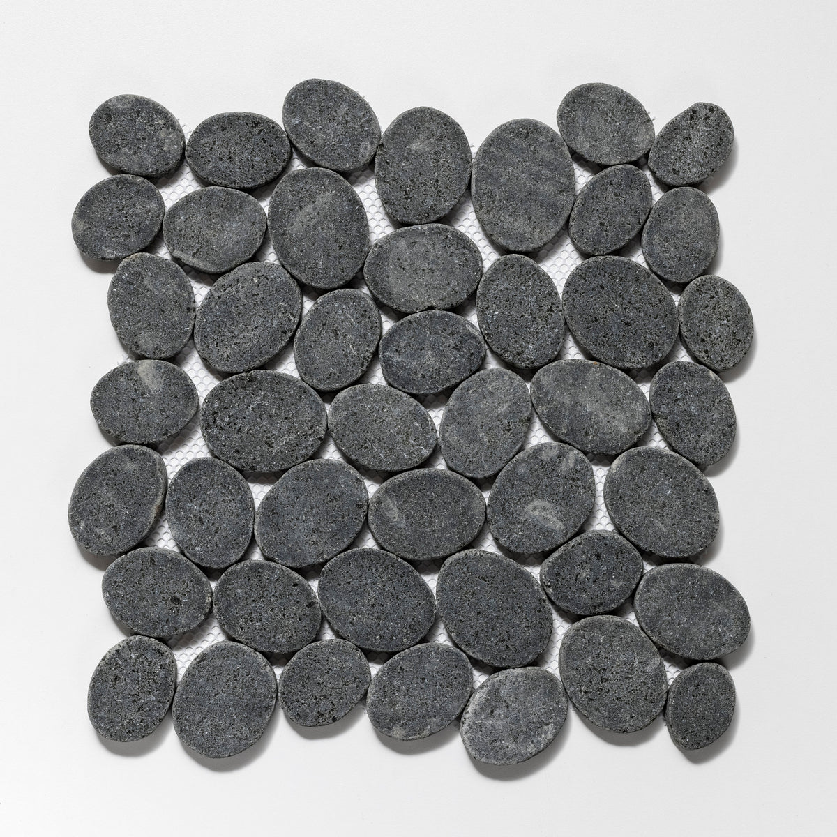 Coin Black Basalt Tumbled