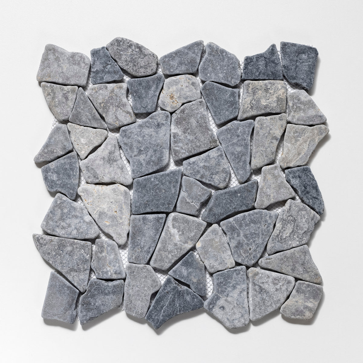 Fit Mosaic Grey Marble Tumbled