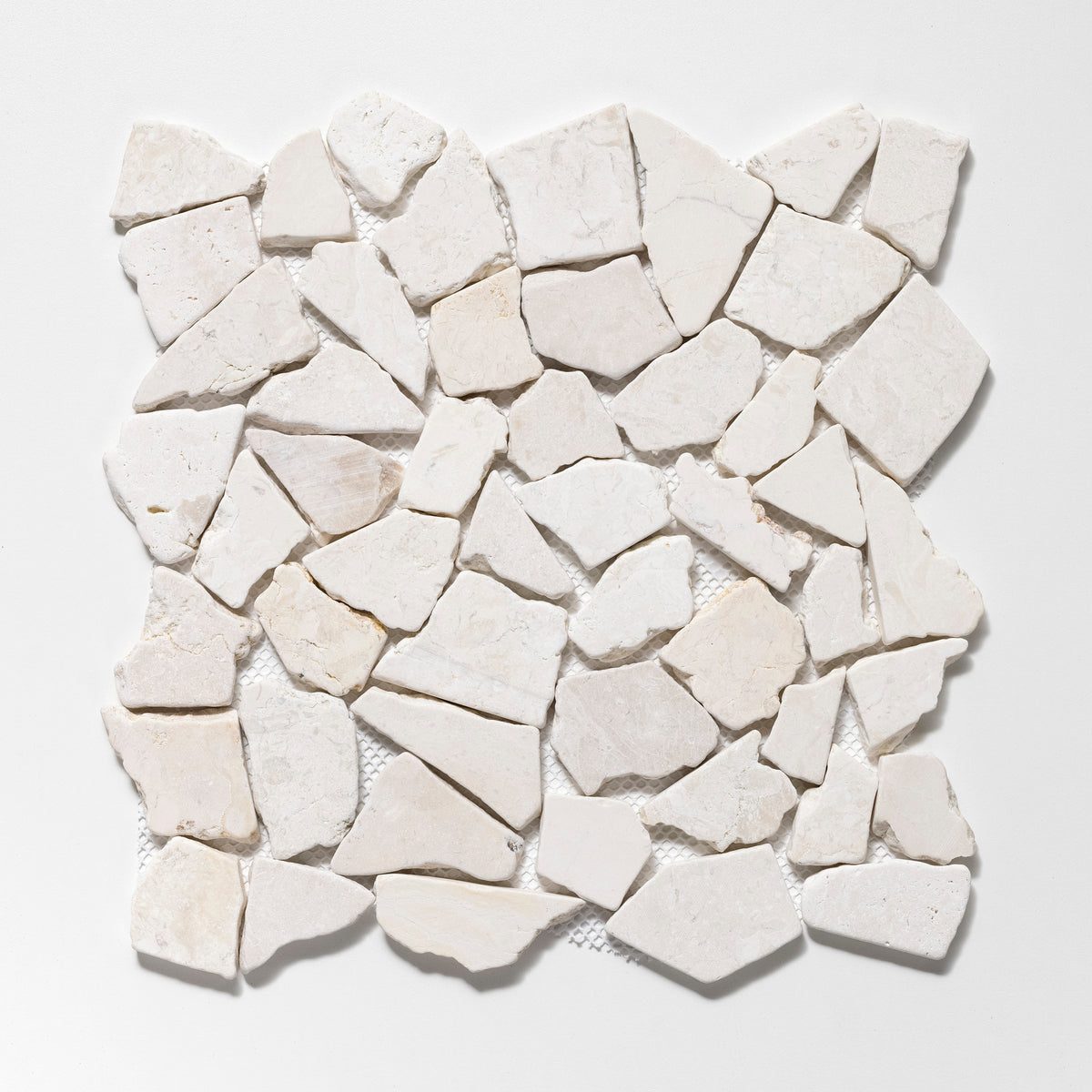 Fit Mosaic Off-White Marble Tumbled