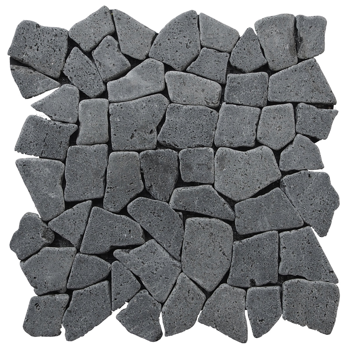 Fit Mosaic Black Basalt Tumbled – Cruz Bay Studio